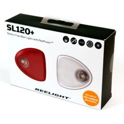 REELIGHT SL120+ Feux De Signalisation Sans Piles Avec Autonomie -Magasin D'accessoires De Vélo SL120 plus packaging