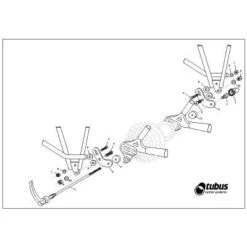 Adaptateur De Fixation Porte-bagage Sur Cadre Sans Oeillet Tubus 9 Adaptateur De Fixation Porte-bagage Sur Cadre Sans Oeillet Tubus -Magasin D'accessoires De Vélo adaptateur de fixation porte bagage sur cadre sans oeillet tubus full 3