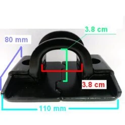 Abus Anneau Fixation Sol Et Mur Pour Vélo -Magasin D'accessoires De Vélo anneau fixation sol et mur pour velo full 3