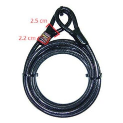 Câble Pour Vélo Antivol Long 5 Mètres POINT 7 Câble Pour Vélo Antivol Long 5 Mètres POINT -Magasin D'accessoires De Vélo cable pour velo antivol long 5 metres point full 3