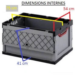 Caisse En Plastique Pliable Pour Remorque Y-Frame 9 Caisse En Plastique Pliable Pour Remorque Y-Frame -Magasin D'accessoires De Vélo caisse en plastique pliable pour remorque y frame full 4