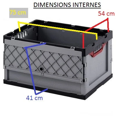 Caisse En Plastique Pliable Pour Remorque Y-Frame 6 Caisse En Plastique Pliable Pour Remorque Y-Frame – Image 4