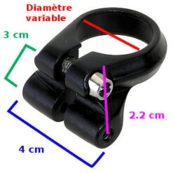 Collier Tige De Selle Avec œillets Pour Fixer Un Porte Bagage 10 Collier Tige De Selle Avec œillets Pour Fixer Un Porte Bagage -Magasin D'accessoires De Vélo collier tige de selle avec illets pour fixer un porte bagage full 4