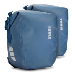 Double Sacoche Bleue Sur Porte-bagages 13L Shield Pannier Thule
