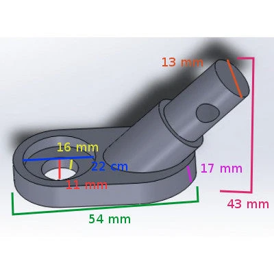 Fixation Sur Roue Arrière Pour Remorque Vélo 5 Fixation Sur Roue Arrière Pour Remorque Vélo – Image 3