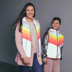 Gilet Réfléchissant Multicolore Pour Femmes Darkflow Go Fluo -Magasin D'accessoires De Vélo gilet reflechissant multicolore pour femmes darkflow go fluo full 3