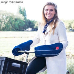 Manchons Vélo Wobs Bleus Contre Le Froid -Magasin D'accessoires De Vélo manchons velo wobs bleus contre le froid full 3