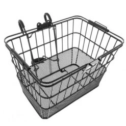 Wicked Panier Amovible Noir Sur Guidon Avec Fixation Rapide