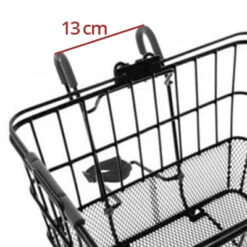 Magasin D'accessoires De Vélo -Magasin D'accessoires De Vélo panier amovible noir sur guidon avec fixation rapide full 2