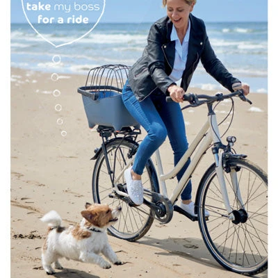 Panier Vélo Pour Chien Bleu Tendance Basil Buddy 6 Panier Vélo Pour Chien Bleu Tendance Basil Buddy – Image 4