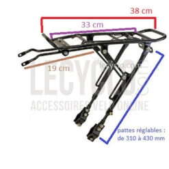 Porte Bagage Arrière Pour Vélo De 20 à 29 Pouces -Magasin D'accessoires De Vélo porte bagage arriere pour velo de 20 a 29 pouces full 6
