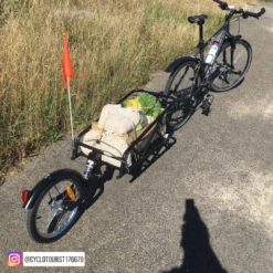Remorque Vélo Mono Roue Avec Amortisseur 12 Remorque Vélo Mono Roue Avec Amortisseur -Magasin D'accessoires De Vélo remorque velo cylotourist176679