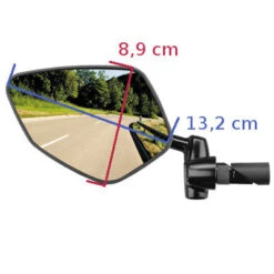 Busch-mueller Rétroviseur Gauche Vélo Cycle Star E Pour VAE Busch & Muller -Magasin D'accessoires De Vélo retroviseur gauche velo cycle star e pour vae busch muller full 3