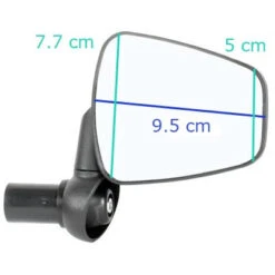 ZEFAL Rétroviseur Vélo Droit Grand Miroir Dooback 2 Zéfal -Magasin D'accessoires De Vélo retroviseur velo droit grand miroir dooback 2 zefal full 4
