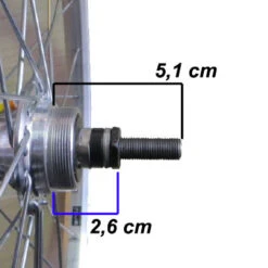 Roue Vélo Arrière City 650B Monovitesse 7 Roue Vélo Arrière City 650B Monovitesse -Magasin D'accessoires De Vélo roue velo arriere city 650b monovitesse full 3