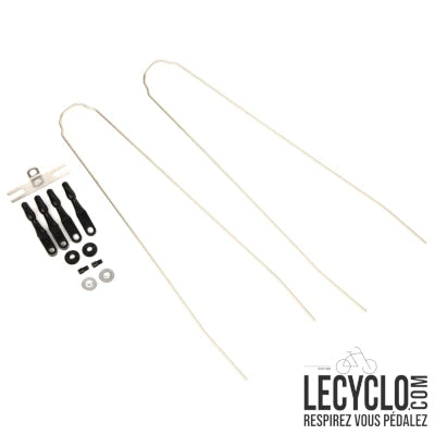 Set Garde-boue Aluminium 28 Pouces R'Light Stronglight - Argent 6 Set Garde-boue Aluminium 28 Pouces R'Light Stronglight - Argent – Image 4