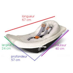 Siège Bébé Coque Weber Pour Remorques Vélo Enfant -Magasin D'accessoires De Vélo siege bebe coque weber pour remorques velo enfant full 4