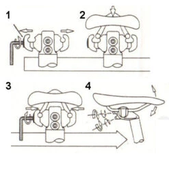 Tige De Selle Vélo 27.2 Suspendue Avec élastomère PM 1000 -Magasin D'accessoires De Vélo tige de selle velo 27 2 suspendue avec elastomere pm 1000 full 4