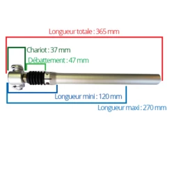Tige De Selle Vélo 27.2 Suspendue Avec élastomère PM 1000 -Magasin D'accessoires De Vélo tige de selle velo 27 2 suspendue avec elastomere pm 1000 full 5
