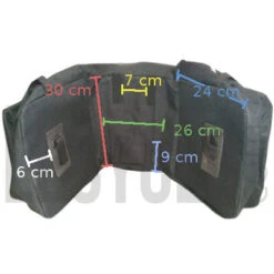 Oxford Triple Sacoche De Vélo Sur Porte-bagage Arrière -Magasin D'accessoires De Vélo triple sacoche de velo sur porte bagage arriere full 4