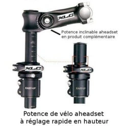 Tube Aheadset à Réglage Rapide En Hauteur Easy Up Satori -Magasin D'accessoires De Vélo tube aheadset a reglage rapide en hauteur easy up satori full 3