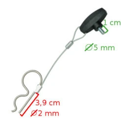 Vis à Papillon Avec Goupille Pour FollowMe -Magasin D'accessoires De Vélo vis a papillon avec goupille pour followme full 5